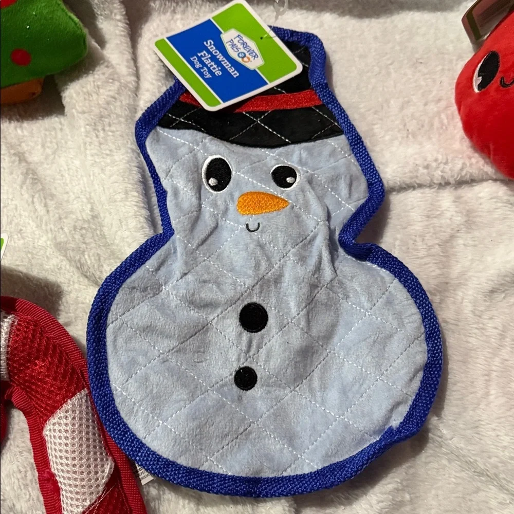 Festive Holiday Dog Toys Set